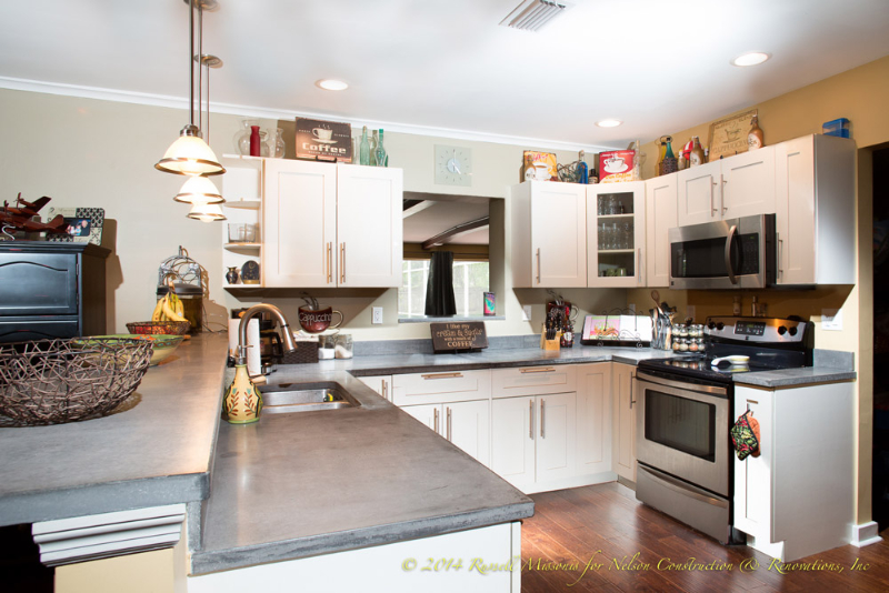 Kitchen Concrete Countertops