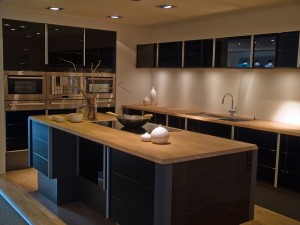 Kitchen Island in a modern home
